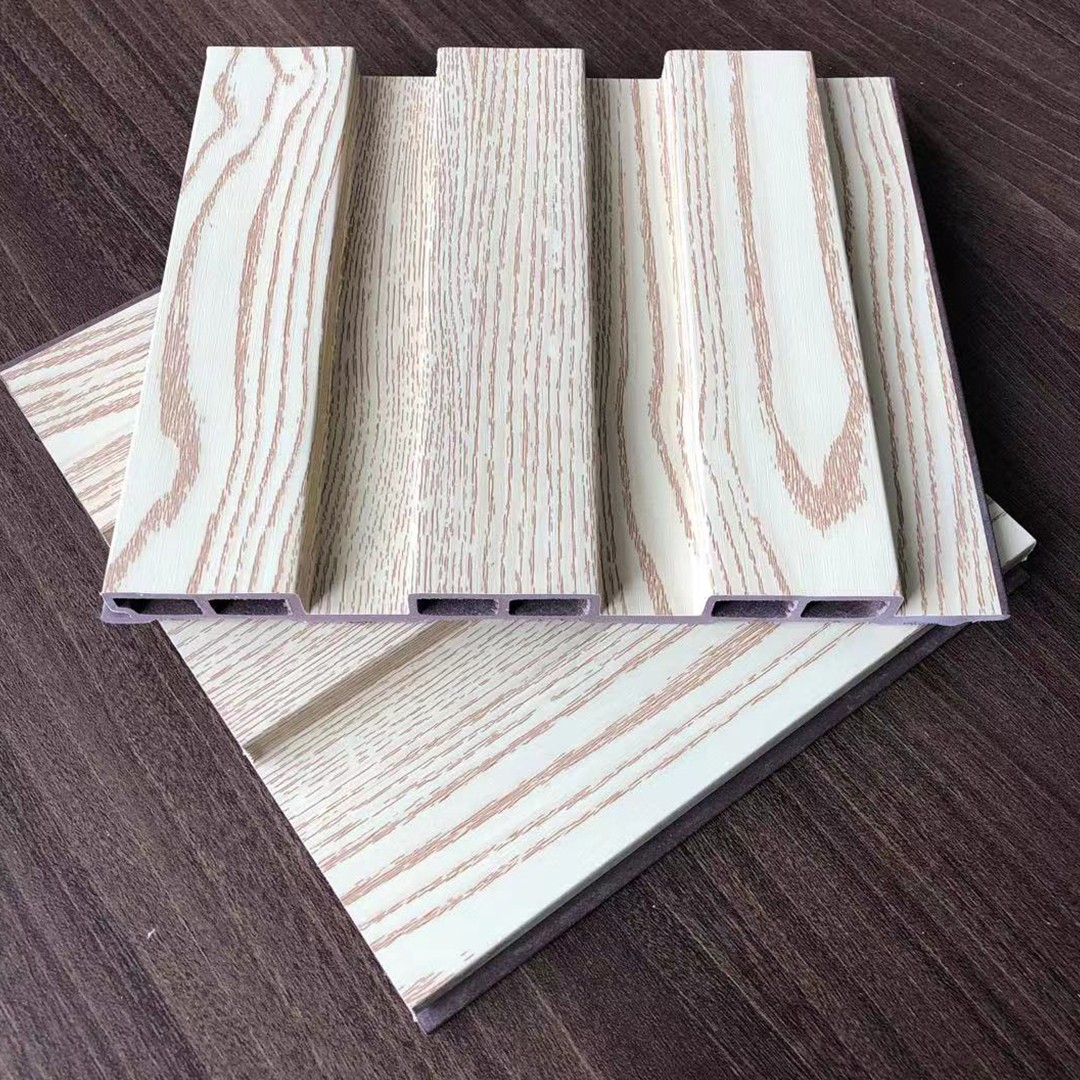 High quality decorative interior wall wpc fluted grooved wall panel WPC wall panel for sale