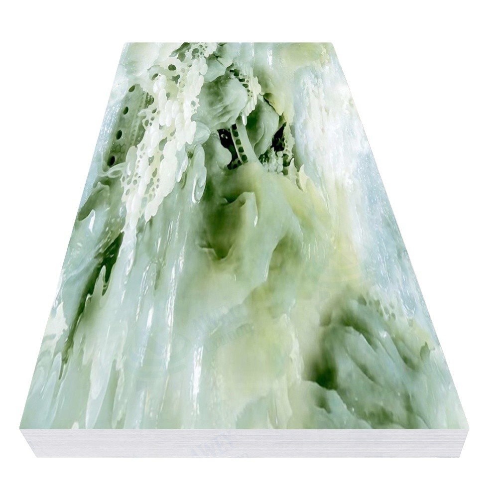 Good Quality CHINAPLAS Popular Color Pvc Marble Uv Panel sheet