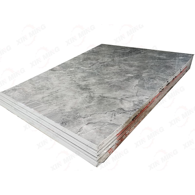 Best price high glossy 1220*2440mm*3mm PVC marble sheets for wall decoration