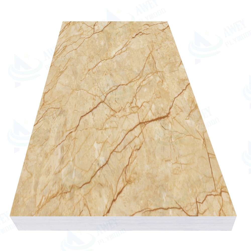 4x8 ft uv artificial pvc marble sheet for bathroom wall 3D wooden sheet for kitchen cabinet