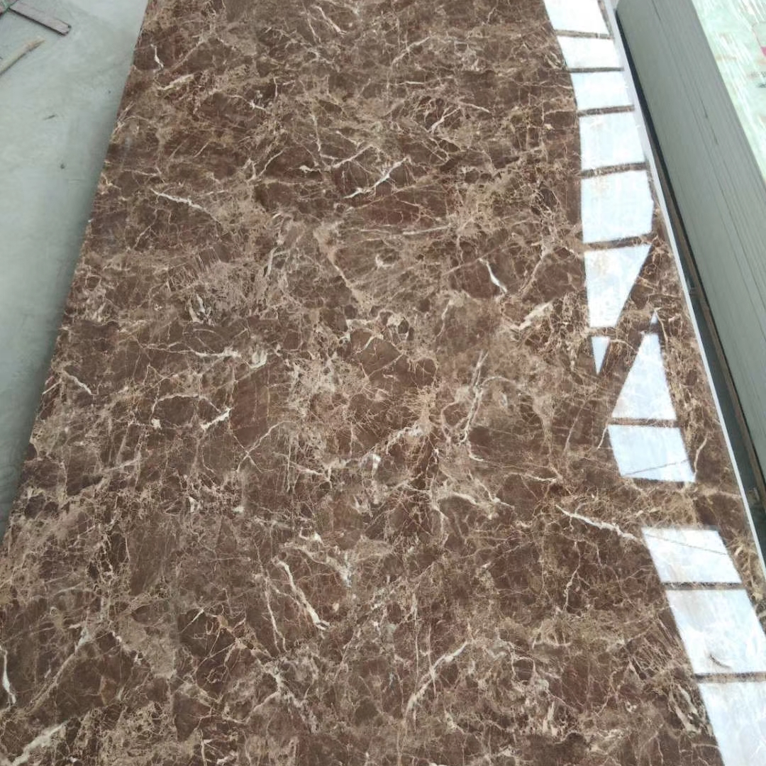 high glossy 3mm uv pvc marble sheet without any spot faux marble surface sheet United Arab Emirates 