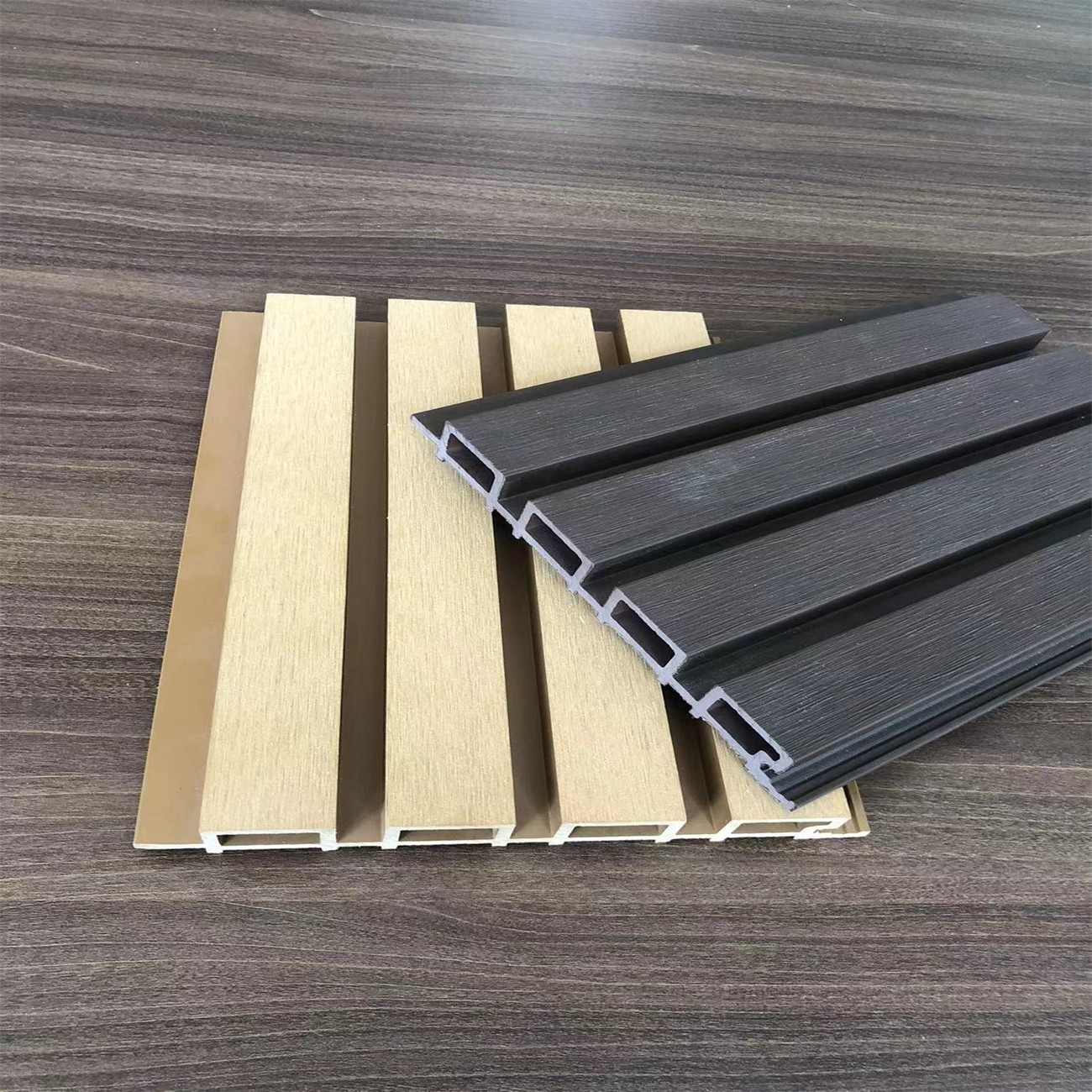 Co-Extrusion Outdoor Decoration WPC Wall Cladding Wall Panel