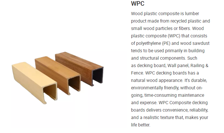 great wall WPC Wood Plastic Composite for decoration use(图1)